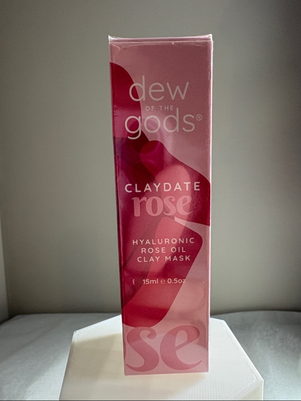 Dew of the Gods, Claydate Rose Hyaluronic Rose Oil Clay Mask 15mL brand new
